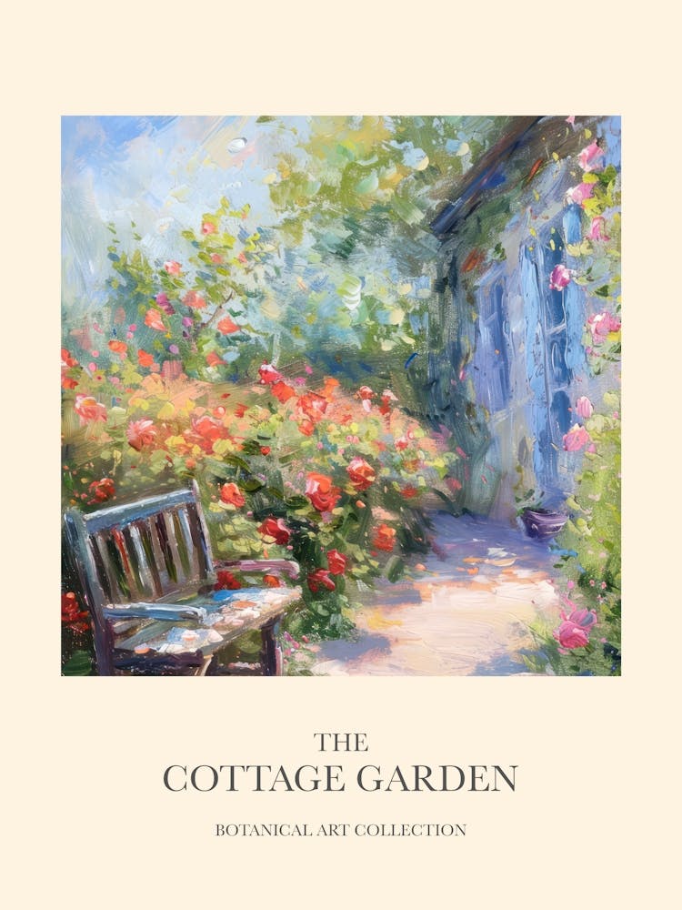 Cottage Garden Poster Enchanted Meadow 7