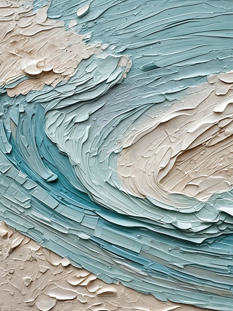 Abstrakte blaue Welle