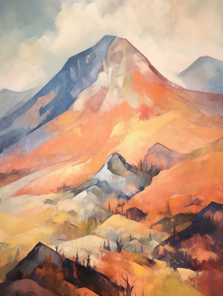 Mount Diablo Usa Mountain Painting