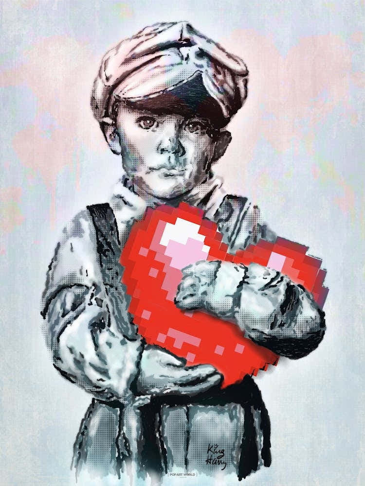 Digital Love | Digital Street Art Pop Art 2025