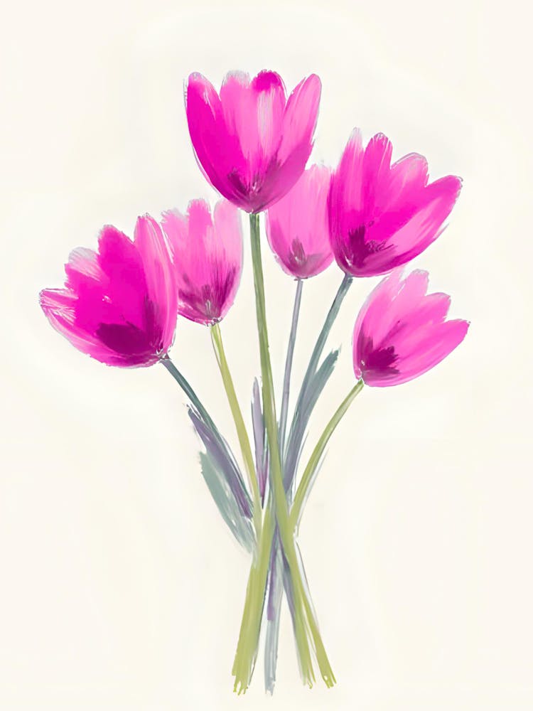 Rosa Tulpen 3