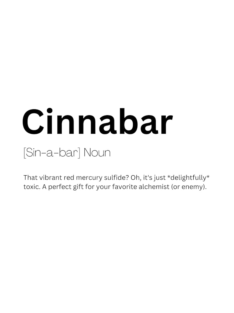 Cinnabar Definition Meaning