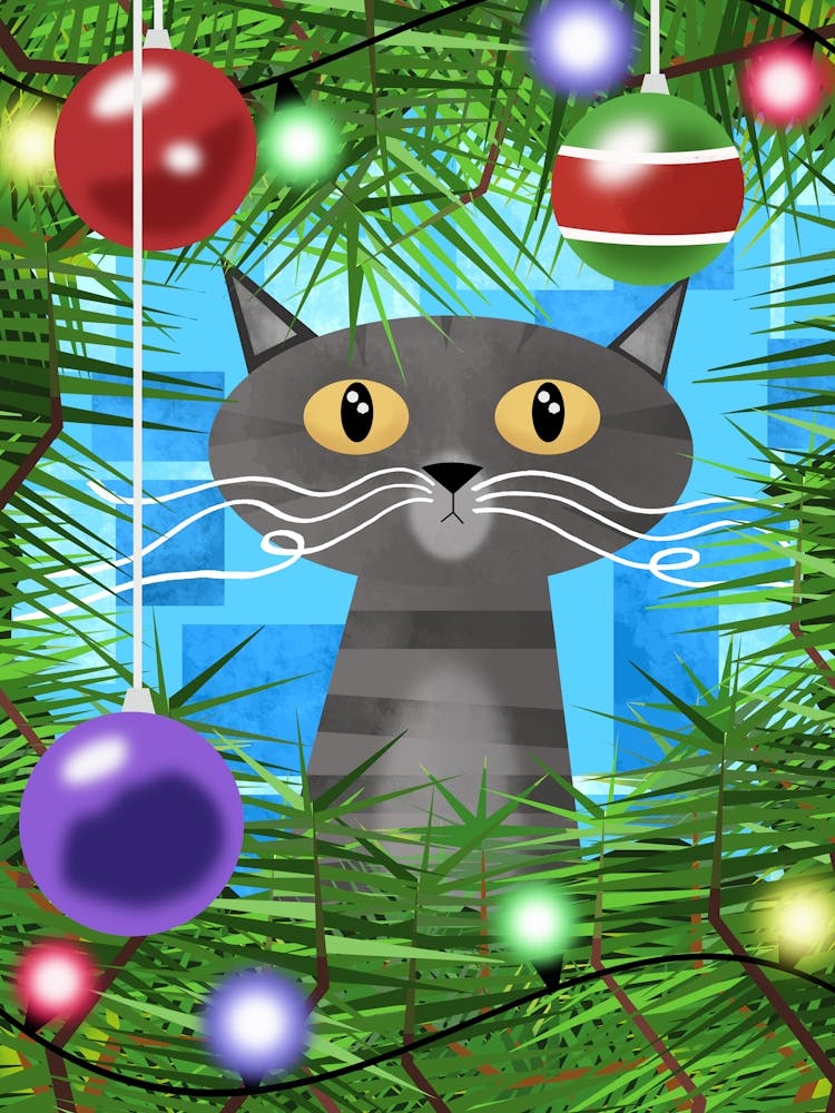 The Tabby and the Christmas Tree