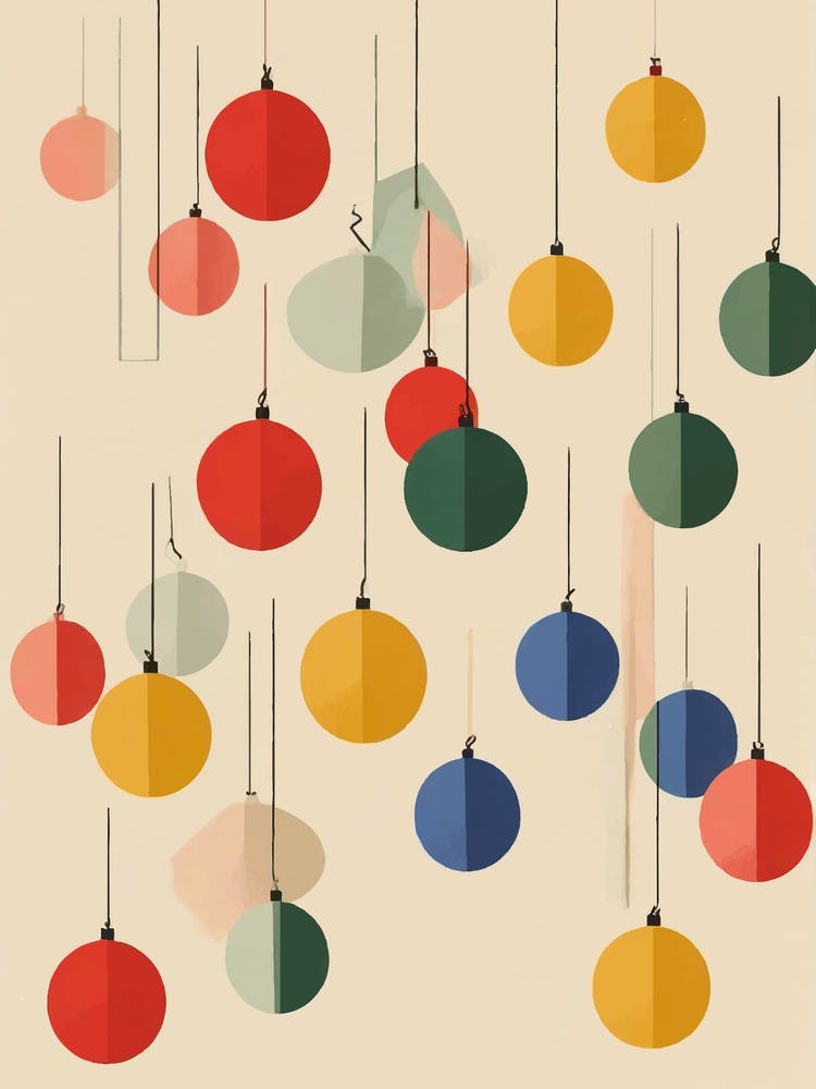 Christmas Ornaments Colorful