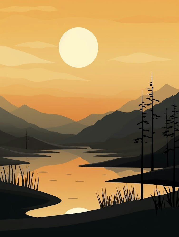 Abstract Minimalist Landscape 7