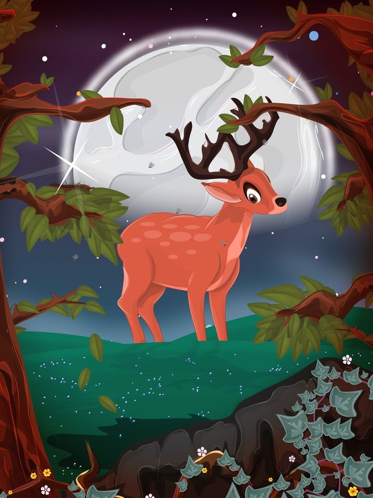 Deer In The Forest