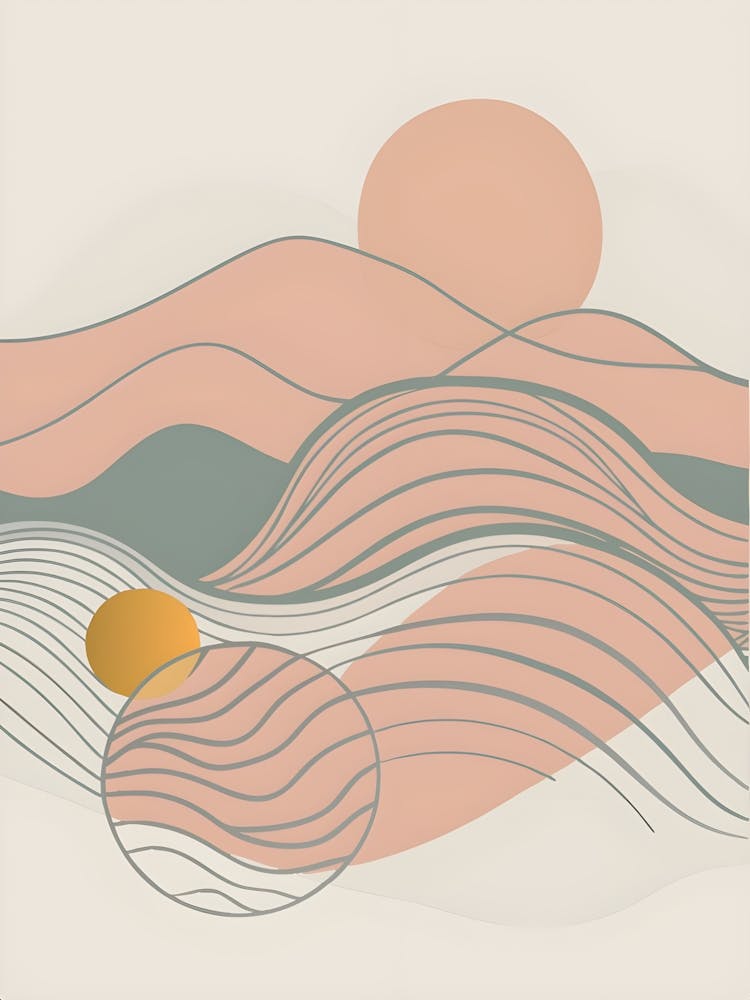 Peinture de Paysage Abstrait 22