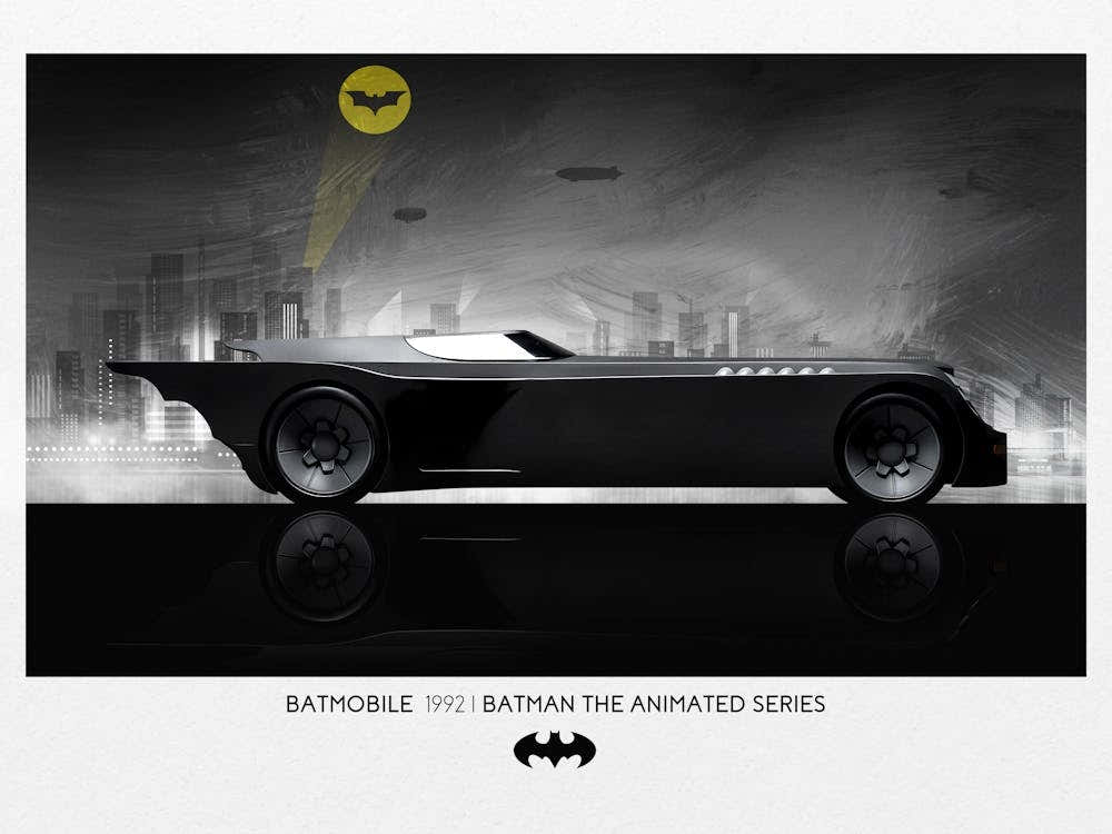 Batmobile- Batman The Animated Series 1992