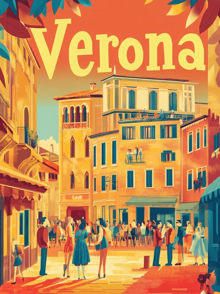 Aihrgdesign A 1970s Inspired Travel Poster For Verona Depicti C86495da D546 4846 B739 B63679e31b38 3