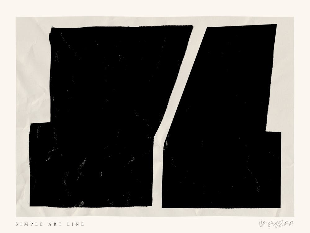 Simple art line no 33