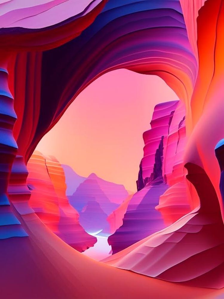 The Antelope Sunset Dreamy Landscape