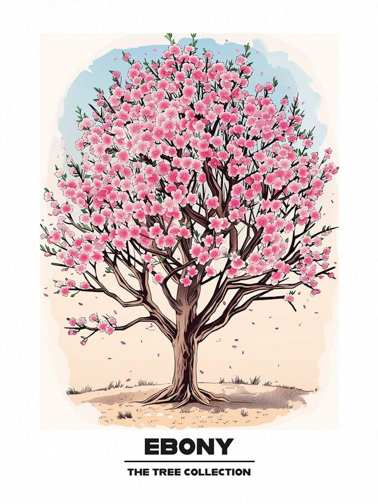 Ebony Tree Storybook Illustration 1 Poster