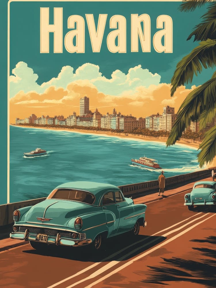 Aihrgdesign A Vintage Travel Poster Of Havana Featuring The I 502a67df Ce8d 480e 932d 95d140d8f5d0 1