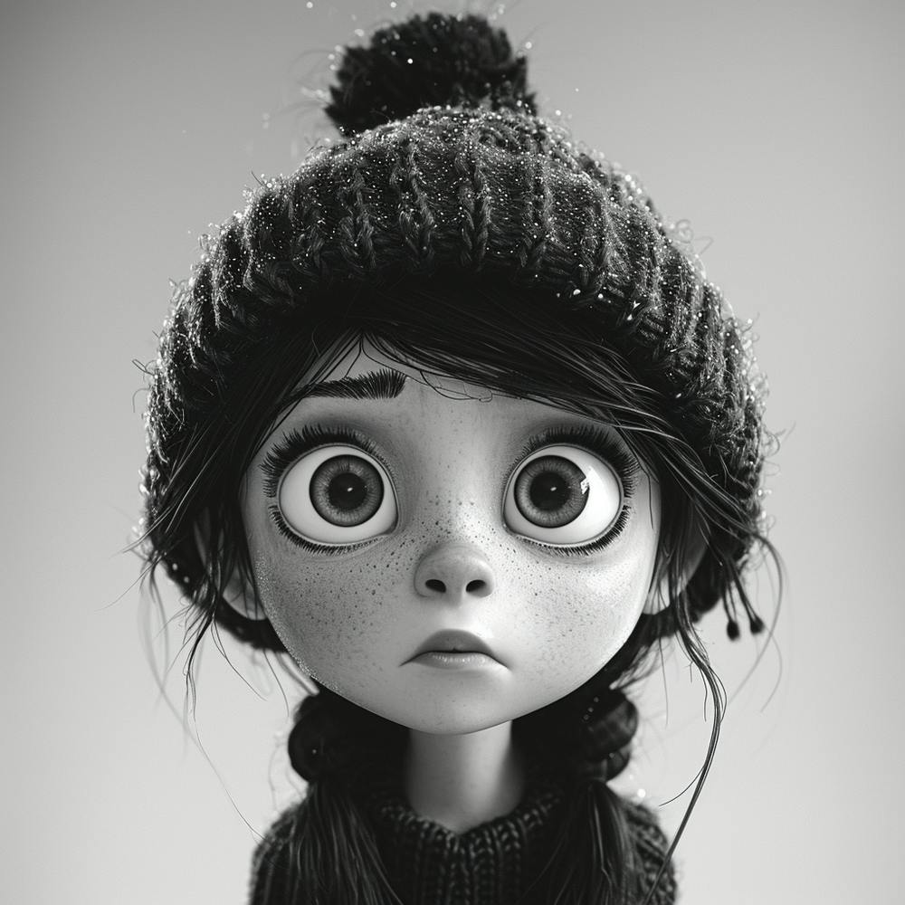 Little Girl With Big Eyes
