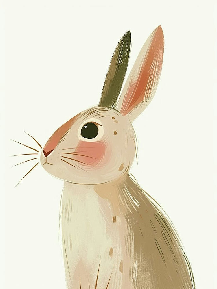 Californian Rabbit Kids Illustration 2