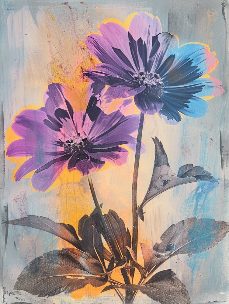 Iridescent Flower Cineraria 1