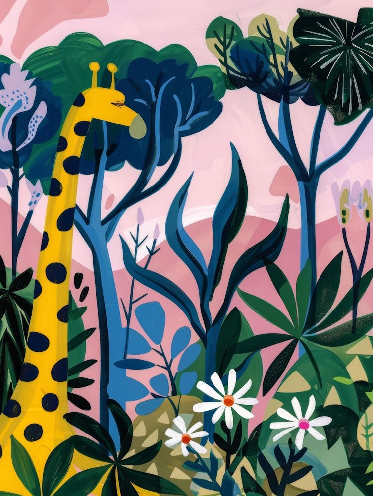 Girafe Dans La Jungle 9