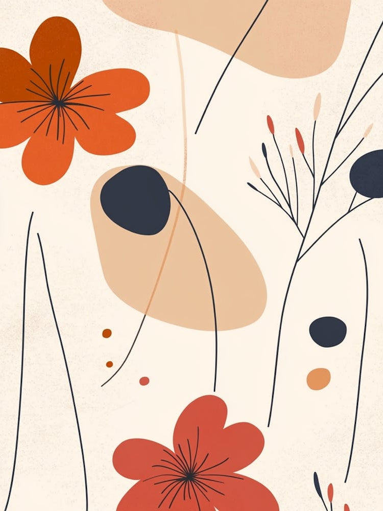 Abstract Floral Painting 47