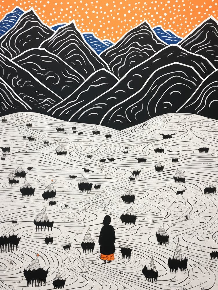 Man In The Snow