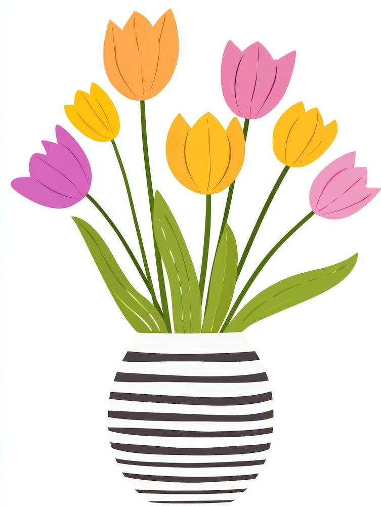 Tulips In A Vase 42
