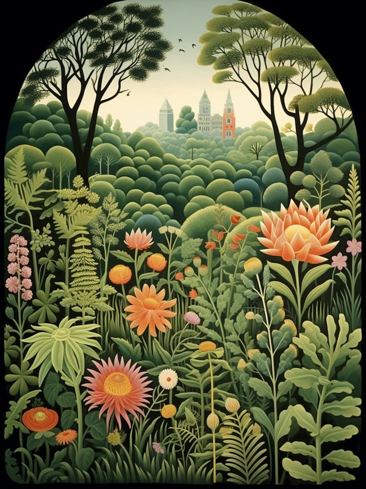 Missouri Botanical Garden Usa Henri Rousseau Style 1