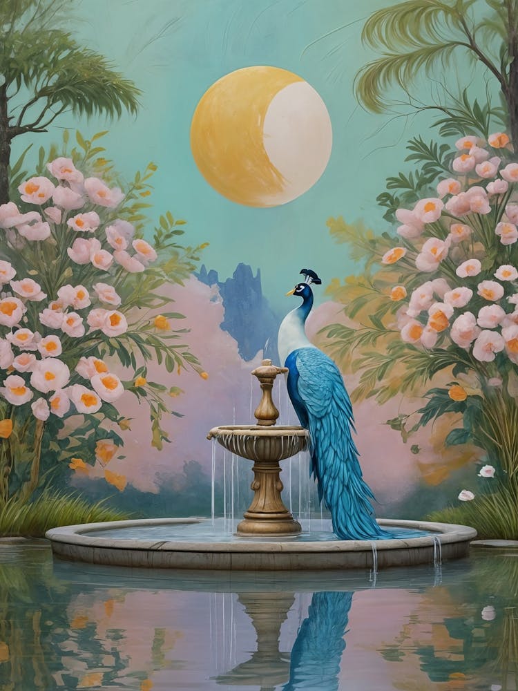 Peacock Fountain no1