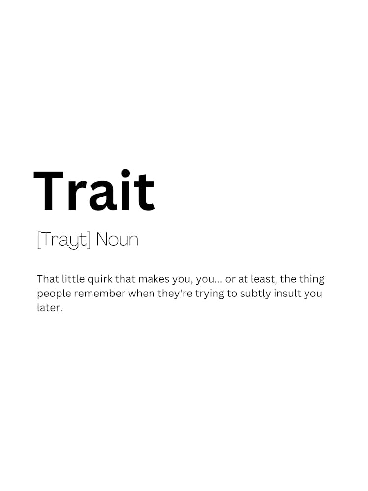 Trait Definition Meaning