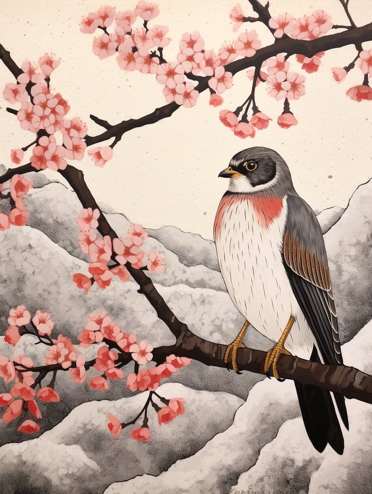 Bird Illustration Eurasian Sparrowhawk 2