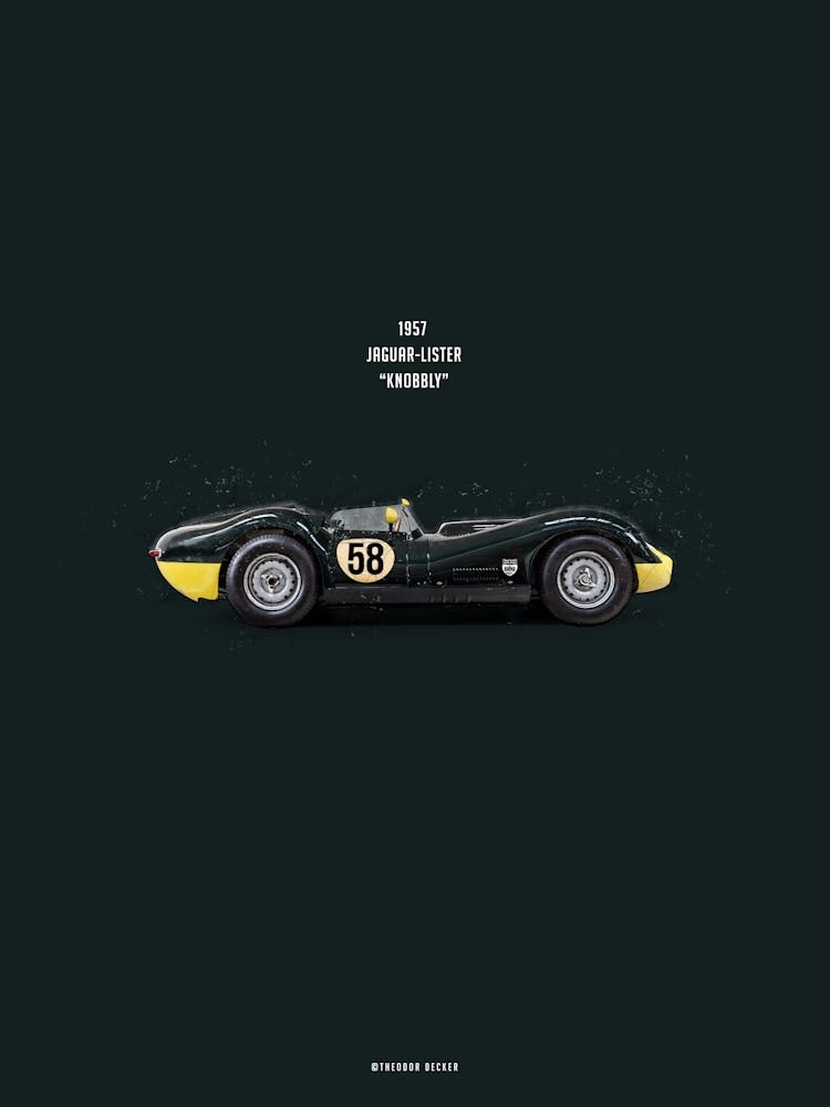 Cars in Colors, Jaguar Lister "Knobbly"