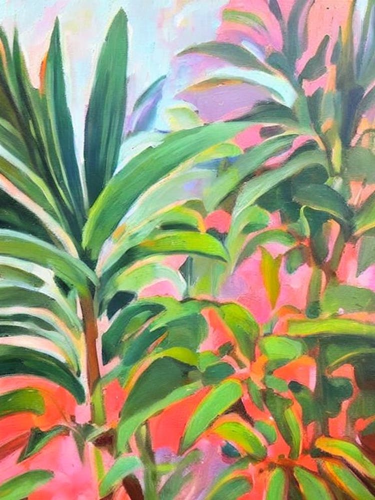 Burle Marx Philodendron 2 Impressionist Painting