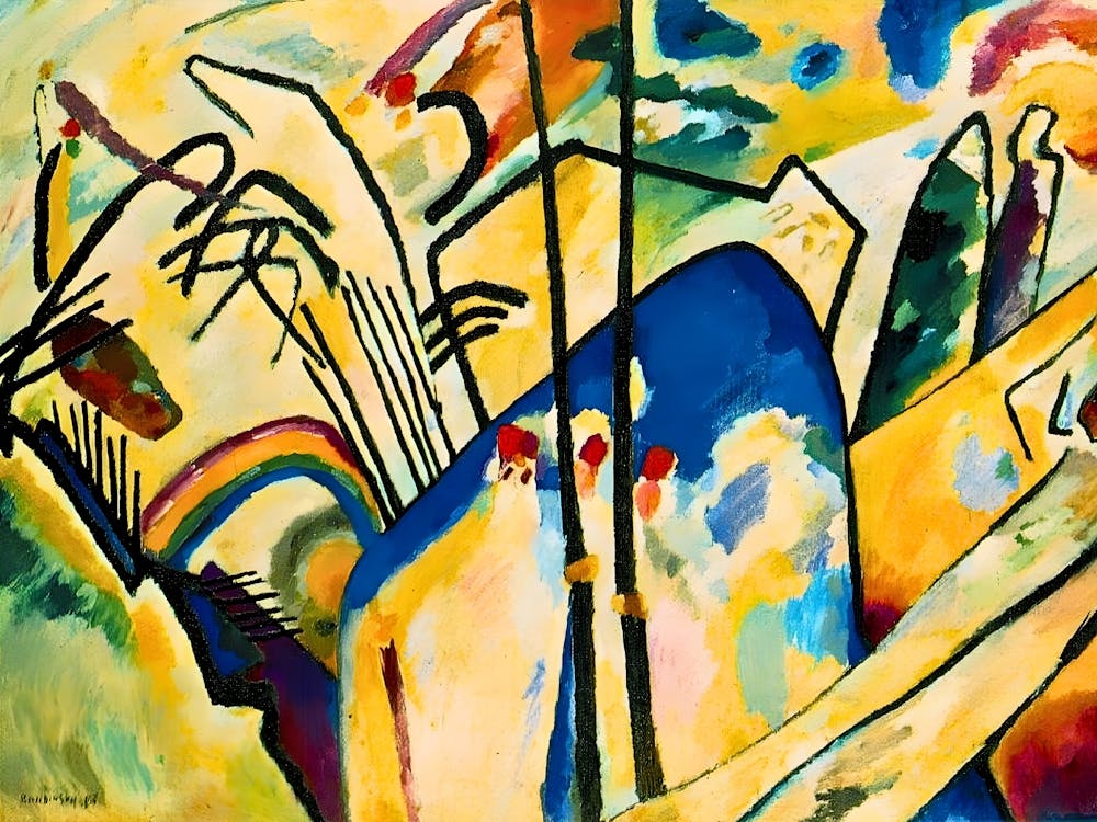 Wassily Kandinsky Abstract By Person 1