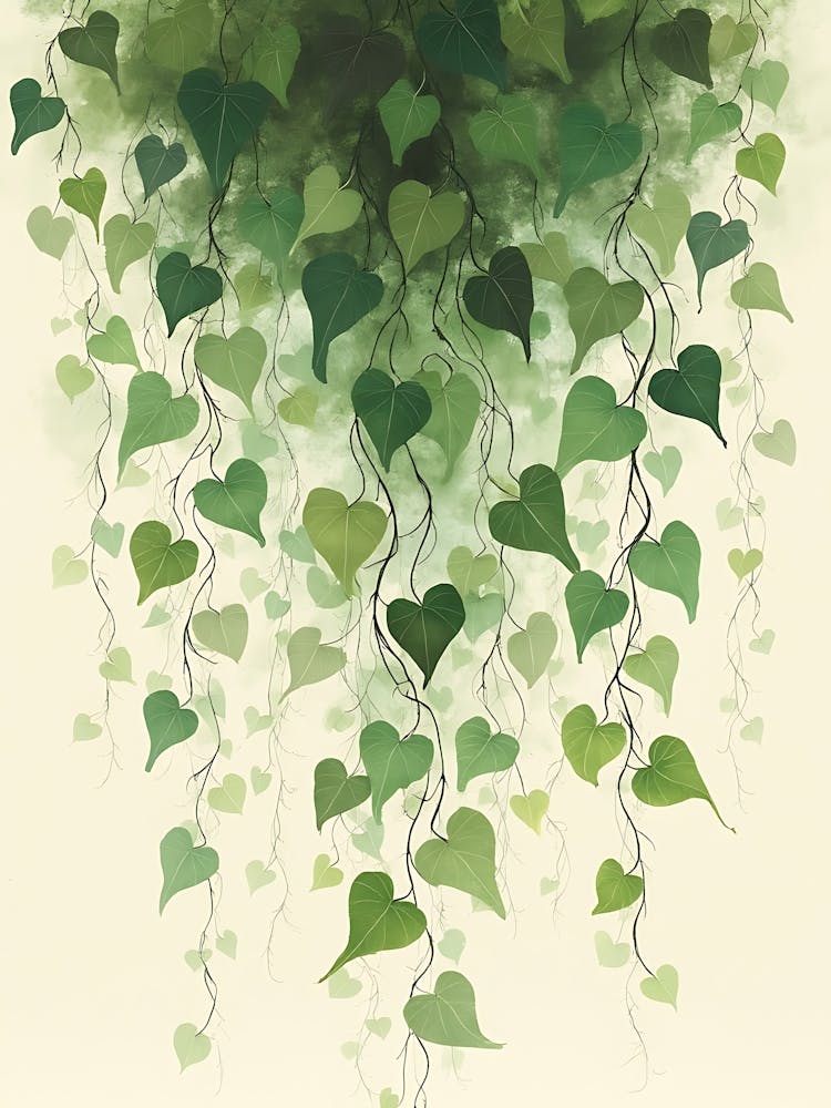 Lush Sage Nature Tapestry