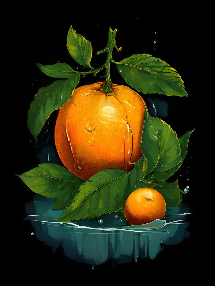 Oranges In Water