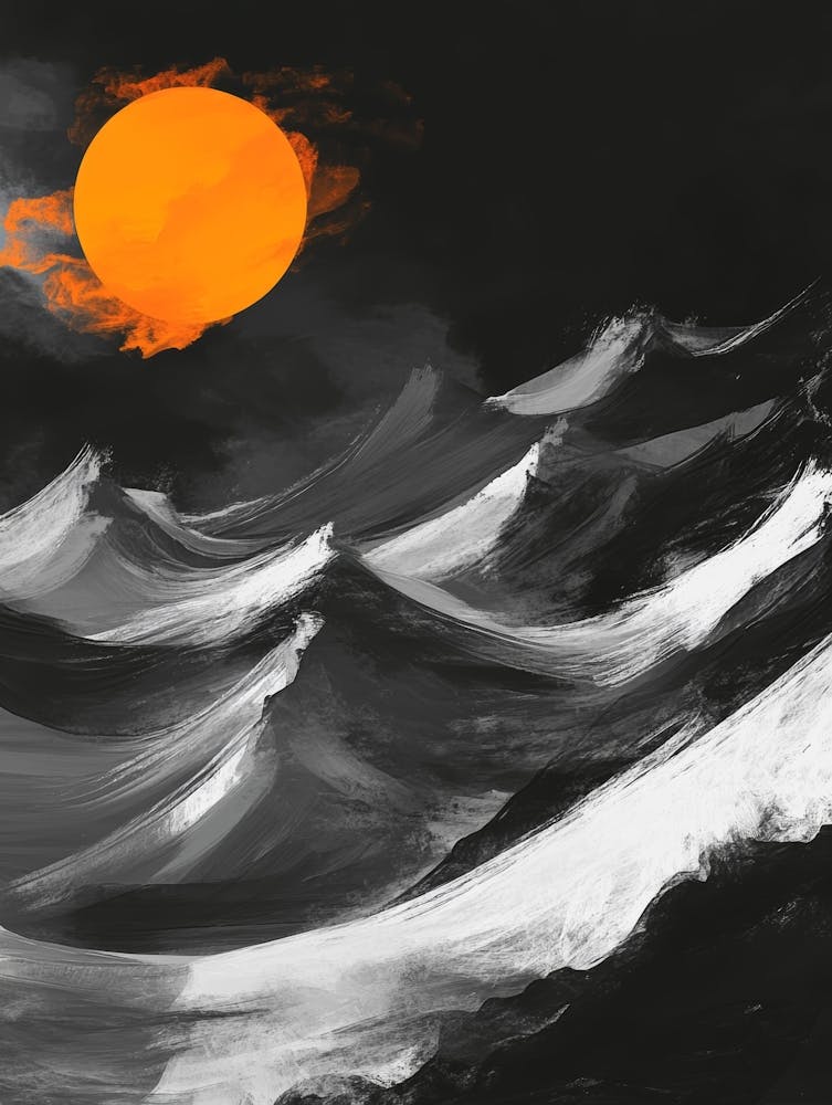 Sunset Over The Ocean 108
