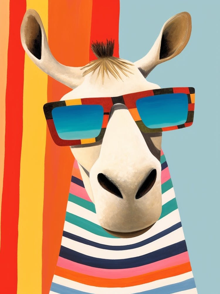 Little Camel 2 Wearing Sunglasses