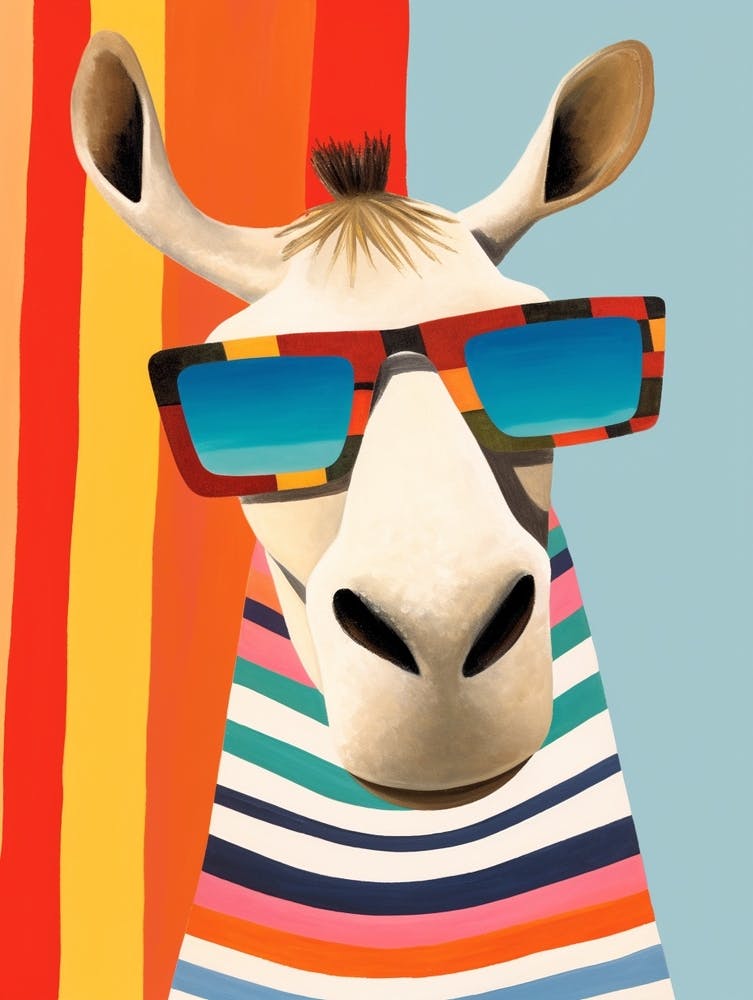 Little Camel 2 Wearing Sunglasses