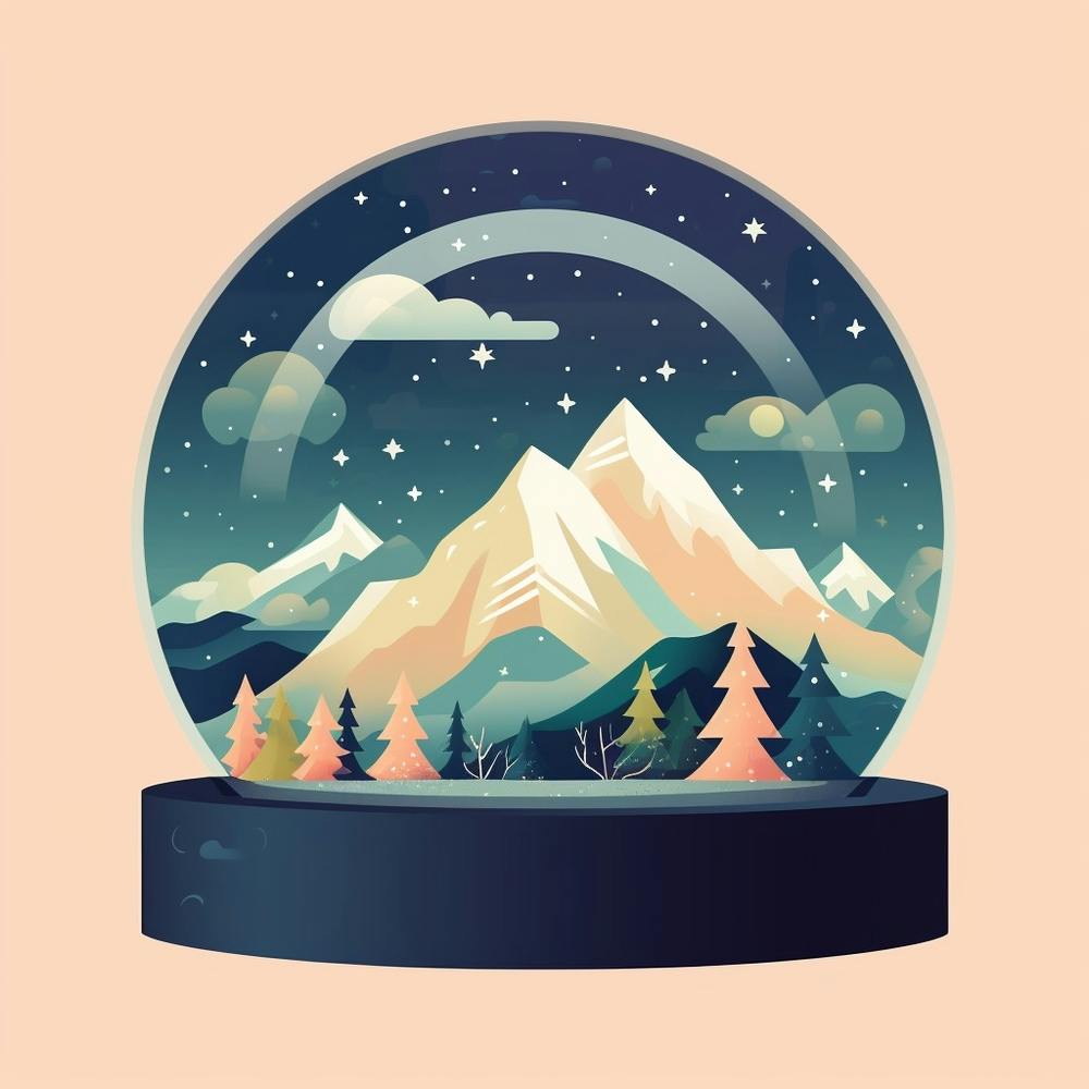 Mountain Snowglobe 2