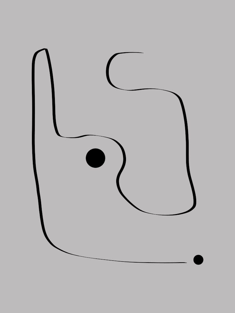 Abstract Line Painting Art #2