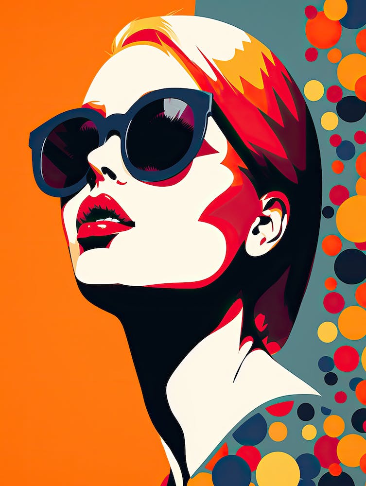 Energetische Pop Art US Vibes