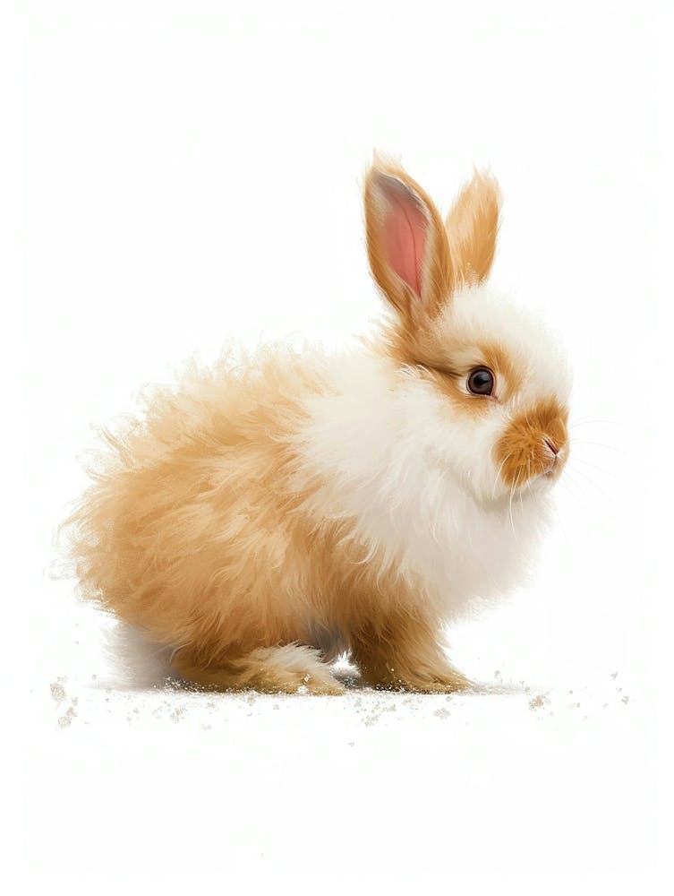 English Angora Nursery Illustration 4