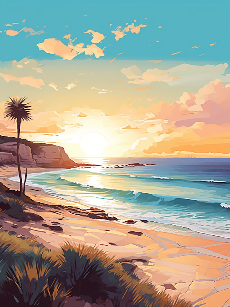A Vibrant Painting Of Esperance Beach Australia 3