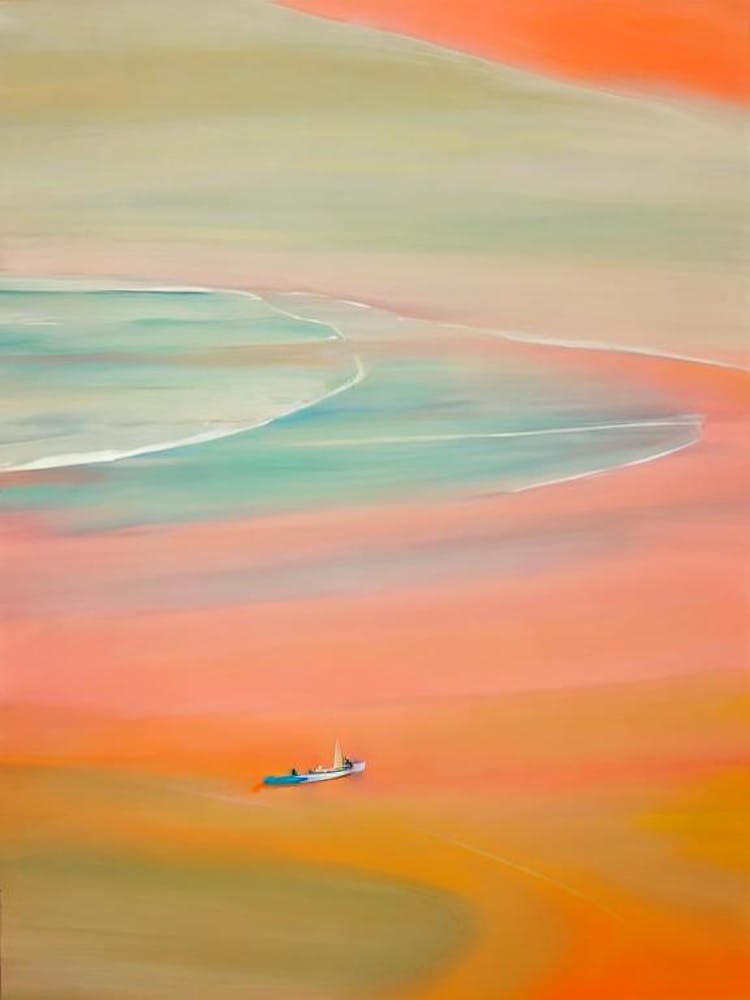 Orient Bay Beach, St Martin Pink & Orange Millenial