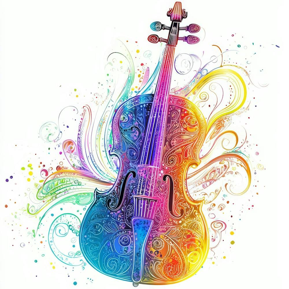 Violon Coloré 4