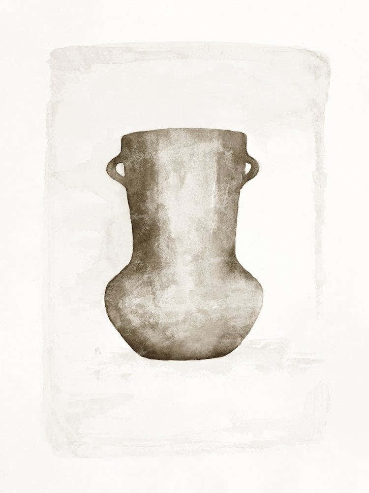 Watercolor Art 'Vase II', Aga Szafranska