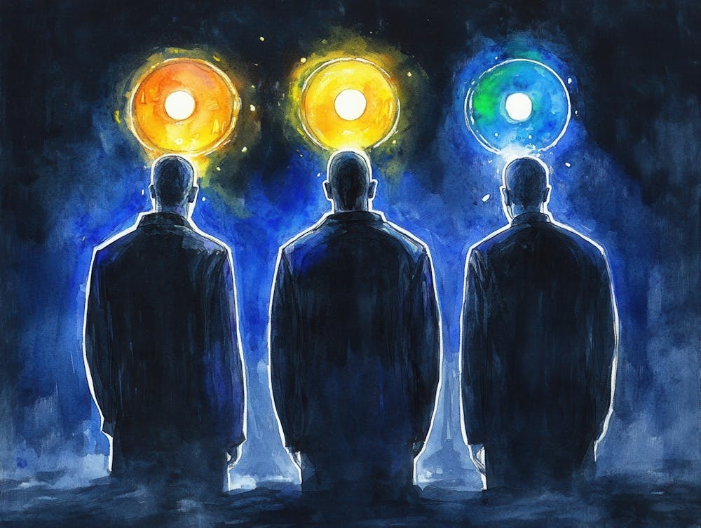 Three Men In Suits