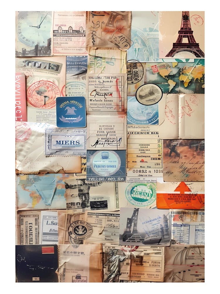 Travel Vintage Print