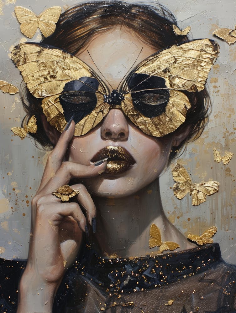 Gold Butterfly 1