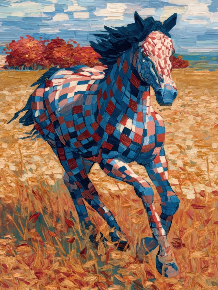 Horse In The Field
