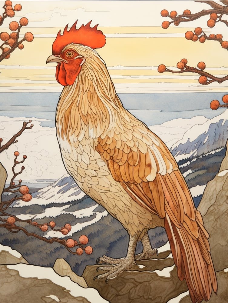 Bird Illustration Grouse 2