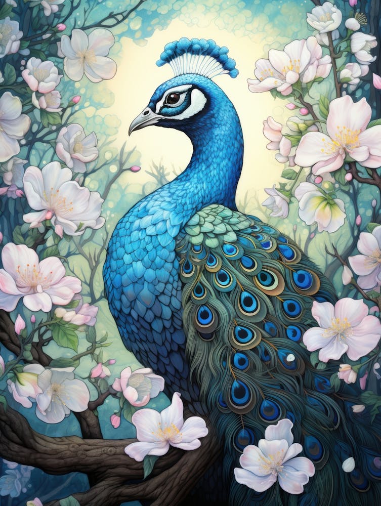 Blue Peacock 2